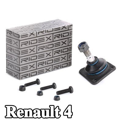 RIDEX وصلة كروية للمحور الأمامي, يسار, السفلي, 12, 7mm, مع ملحقات — Renault 4