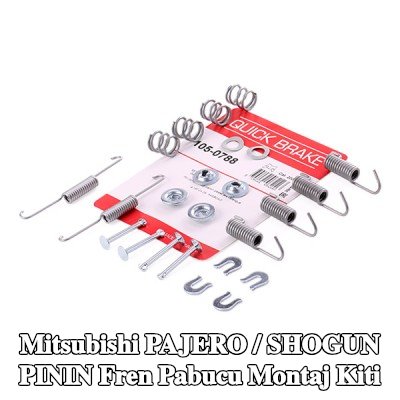 QUICK BRAKE Fren pabucu montaj kiti — Mitsubishi Pajero / Shogun Pinin
