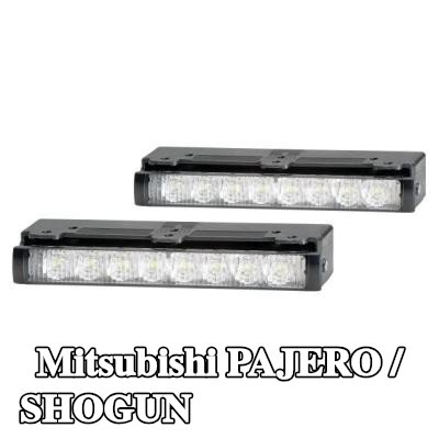 HELLA مصابيح الإضاءة النهارية أمامية المركبة — 1990 Mitsubishi Pajero / Shogun