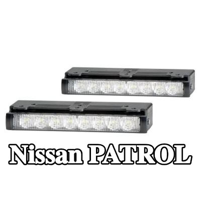 HELLA مصابيح الإضاءة النهارية أمامية المركبة — 1997 Nissan Patrol