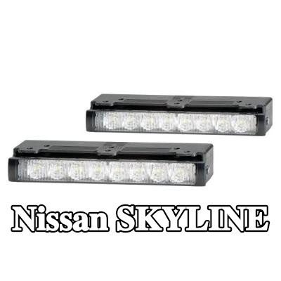 HELLA مصابيح الإضاءة النهارية أمامية المركبة — 1990 Nissan Skyline