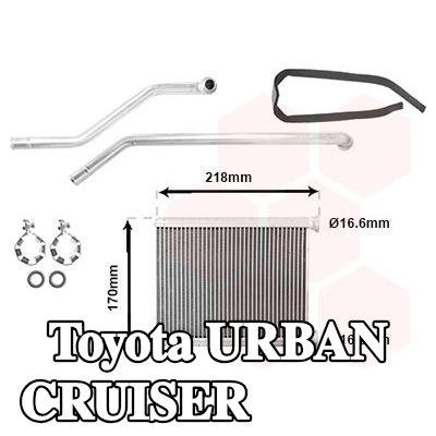 VAN WEZEL مصفوفة التدفئة مع الملحقات — 2008 Toyota Urban Cruiser
