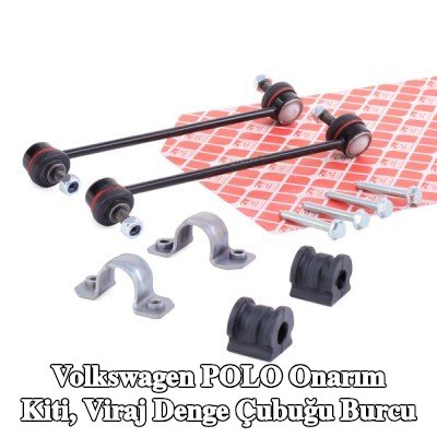 FEBI BILSTEIN Onarım kiti, anti-roll bar burcu Ön Aks, bağlantı çubuğu ile — 2012 Volkswagen Polo