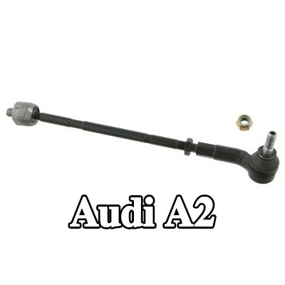 FEBI BILSTEIN مجموعة قضيب التوجيه OE Turbo جديدة, المحور الأمامي الأيمن, مع صامولة قفل — Audi A2