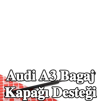 FEBI BILSTEIN Bagaj kapağı amortisörü (Her iki taraf), 531mm — 2012 Audi A3
