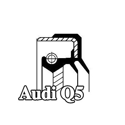 CORTECO حشية العمود، الترس التفاضلي — Audi Q5