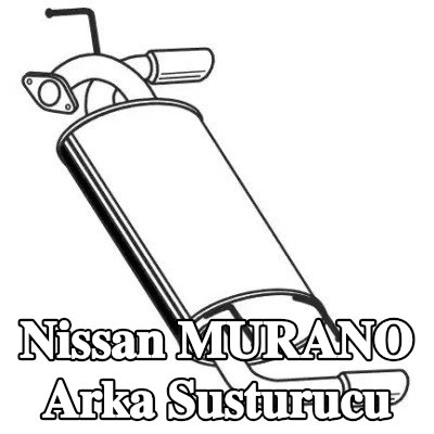 VEGAZ Arka susturucu Arka — Nissan Murano
