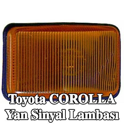 ABAKUS Yan sinyal lambası her iki taraf, ampul ile — 1990 Toyota Corolla