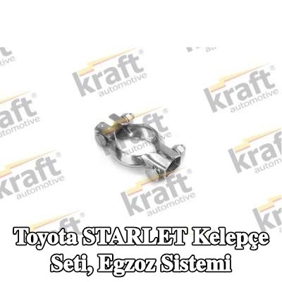 KRAFT Kelepçe Seti, egzoz sistemi — Toyota Starlet