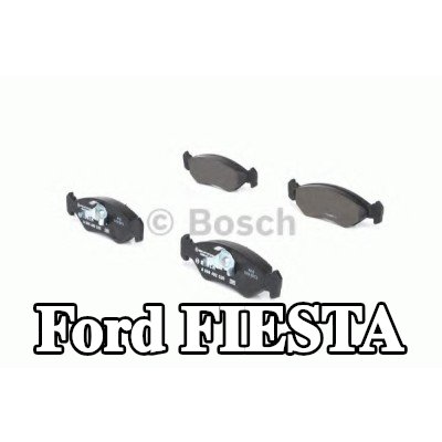 BOSCH مجموعة وسادات الفرامل 17, 4mm, مع لوحة مانعة للصرير, مع مشبك مكبس — 1990 Ford Fiesta