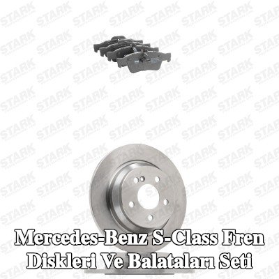 STARK Fren diskleri ve balataları seti Arka Aks, düz — 2012 Mercedes-Benz S-Class