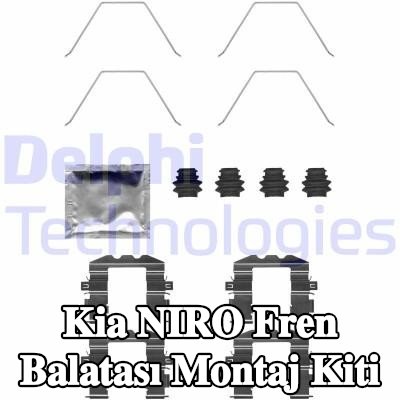 DELPHI Fren balatası montaj kiti — 2018 Kia Niro