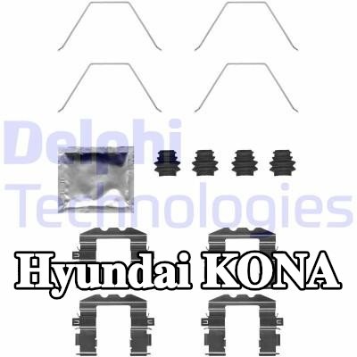 DELPHI طقم تركيب وسادات الفرامل — Hyundai Kona