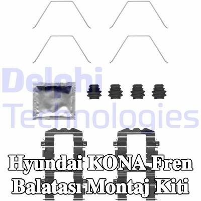 DELPHI Fren balatası montaj kiti — Hyundai Kona
