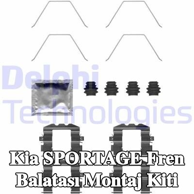 DELPHI Fren balatası montaj kiti — 2018 Kia Sportage