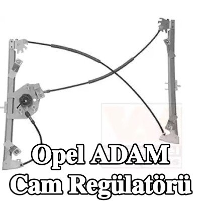 VAN WEZEL Cam regülatörü Sağ Ön, Elektrikli, elektrik motoru olmadan — Opel Adam