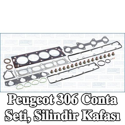 AJUSA Conta seti, silindir kapağı contalı silindir kapağı, valf gövdesi contalı, FIBERMAX — Peugeot 306