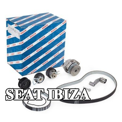BOSCH مجموعة مضخة المياه وحزام التوقيت عدد الأسنان: 130, Width: 17mm — 2000 SEAT Ibiza