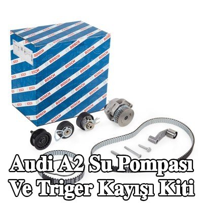 BOSCH Su pompası ve triger kayışı kiti Diş Sayısı: 130, Width: 17mm — Audi A2