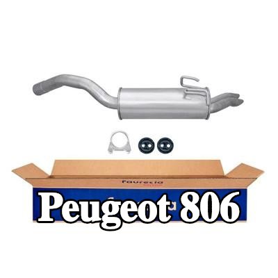 HELLA كاتم الصوت الخلفي الخلفي, مع قطع التركيب — Peugeot 806
