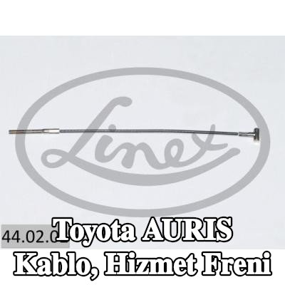 LINEX Kablo, hizmet freni — Toyota Auris