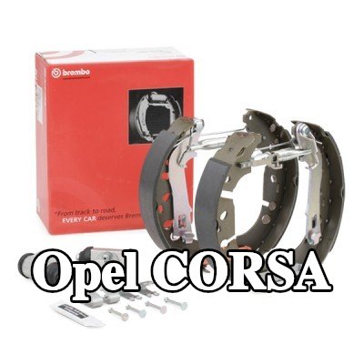 BREMBO مجموعة فرامل الأسطوانة — 2016 Opel Corsa