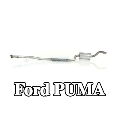 WALKER كاتم الصوت الأوسط 1830mm, بدون قطع التثبيت — Ford Puma