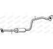 WALKER Orta susturucu 1720mm, montaj parçaları olmadan — Mitsubishi Carisma (9)
