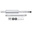 HELLA Montaj parçaları ile birlikte orta susturucu — 2012 Volkswagen Golf (2)