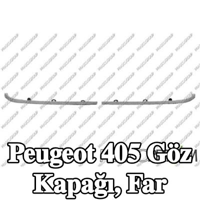 PRASCO Göz kapağı, far Sağ Alt, Sağ, Araç Önü, Premium — Peugeot 405
