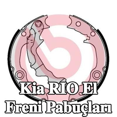 BREMBO El freni kolu ile el freni pabuçları — 2011 Kia Rio