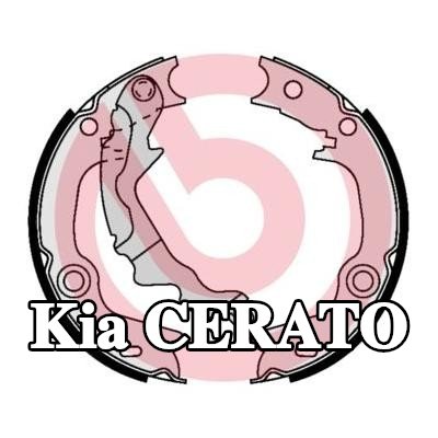 BREMBO أحذية فرامل اليد مع ذراع فرامل اليد — Kia Cerato