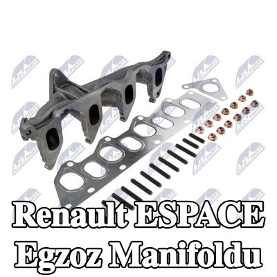 NTY Montaj parçaları ile egzoz manifoldu — 2012 Renault Espace