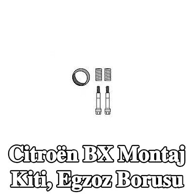 VEGAZ Montaj Kiti, egzoz borusu — Citroën Bx