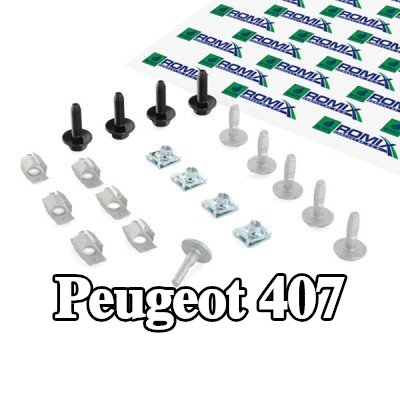 ROMIX عنصر التثبيت، غطاء المحرك — Peugeot 407