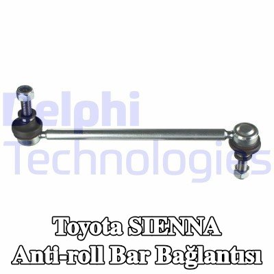 DELPHI Anti-roll bar bağlantısı 260mm, Çelik — 2003 Toyota Sienna