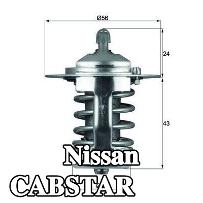 MAHLE ثرموستات 82°C, 56mm, 28mm, بدون حشية/مانع تسرب — 1990 Nissan Cabstar
