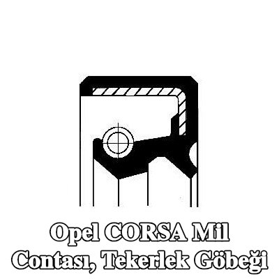 CORTECO Mil contası, tekerlek göbeği — Opel Corsa