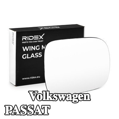 RIDEX زجاج مرآة الجناح الأيمن, مع حامل — 2002 Volkswagen Passat