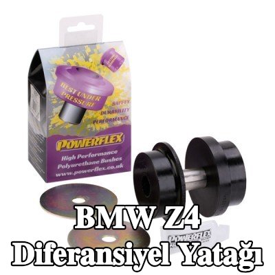 Powerflex Diferansiyel yatağı Arka, Arka Aks, Siyah Serisi — BMW Z4