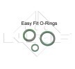 NRF Klima kondansatörü EASY FIT, kurutuculu, conta halkası ile, azot dolgulu — 2000 Land Rover Freelander (5)