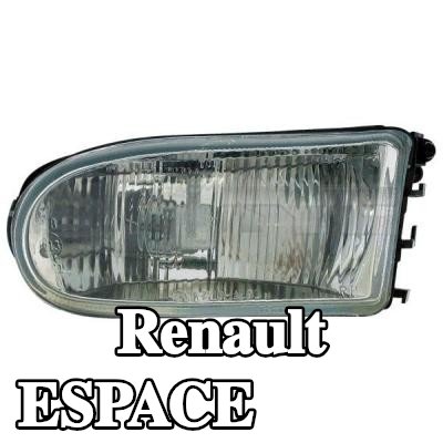 TYC مصباح ضباب يسار, H1, مع حامل لمبة — 2000 Renault Espace