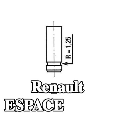 FRECCIA صمام العادم — 1993 Renault Espace
