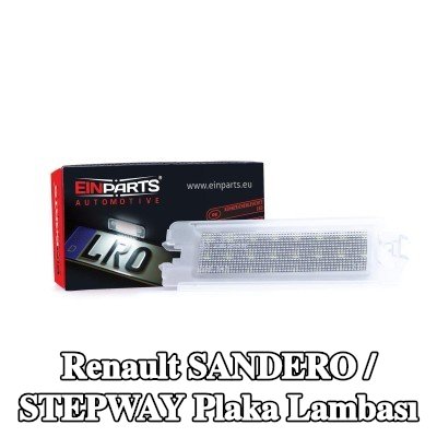 EINPARTS Plaka lambası — Renault Sandero / Stepway