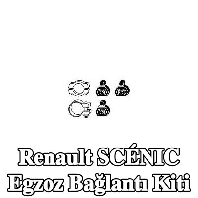 VEGAZ Egzoz bağlantı kiti — 2002 Renault Scénic