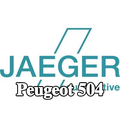 JAEGER طقم كهربائي لقضيب السحب ISO مع وحدة AFC — Peugeot 504