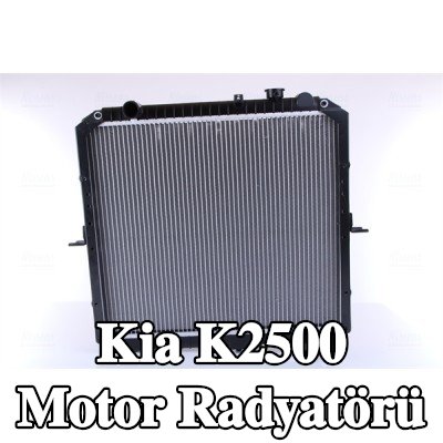 NISSENS Kapaksız motor radyatörü, genişletme deposu olmadan, contasız/sızdırmazlık elemanı olmadan — Kia K2500