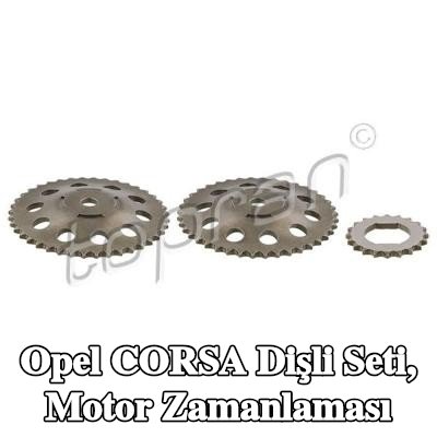 TOPRAN Dişli Seti, motor zamanlaması — Opel Corsa