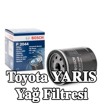 BOSCH Tek çek valflı yağ filtresi — 2012 Toyota Yaris
