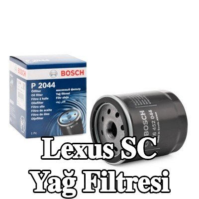 BOSCH Tek çek valflı yağ filtresi — Lexus Sc